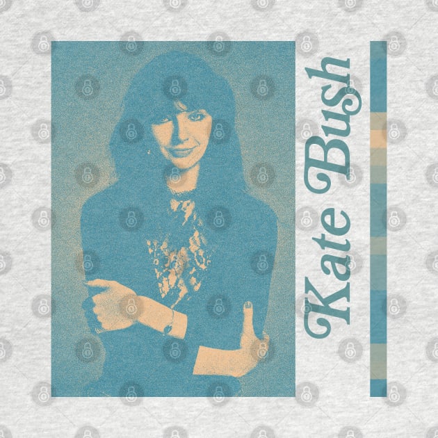 Kate Bush / Retro Style FanArt by unknown_pleasures